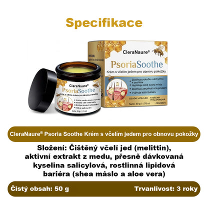 CleraNaure® PsoriaSoothe – regenerační krém s včelím jedem pro obnovu pleti