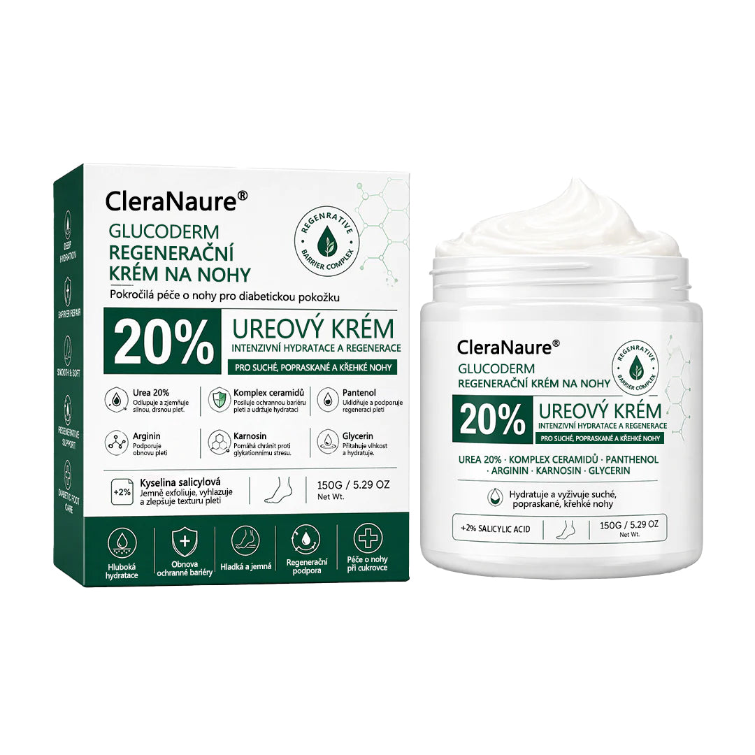 CleraNaure® GlucoDerm Regenerační krém na nohy