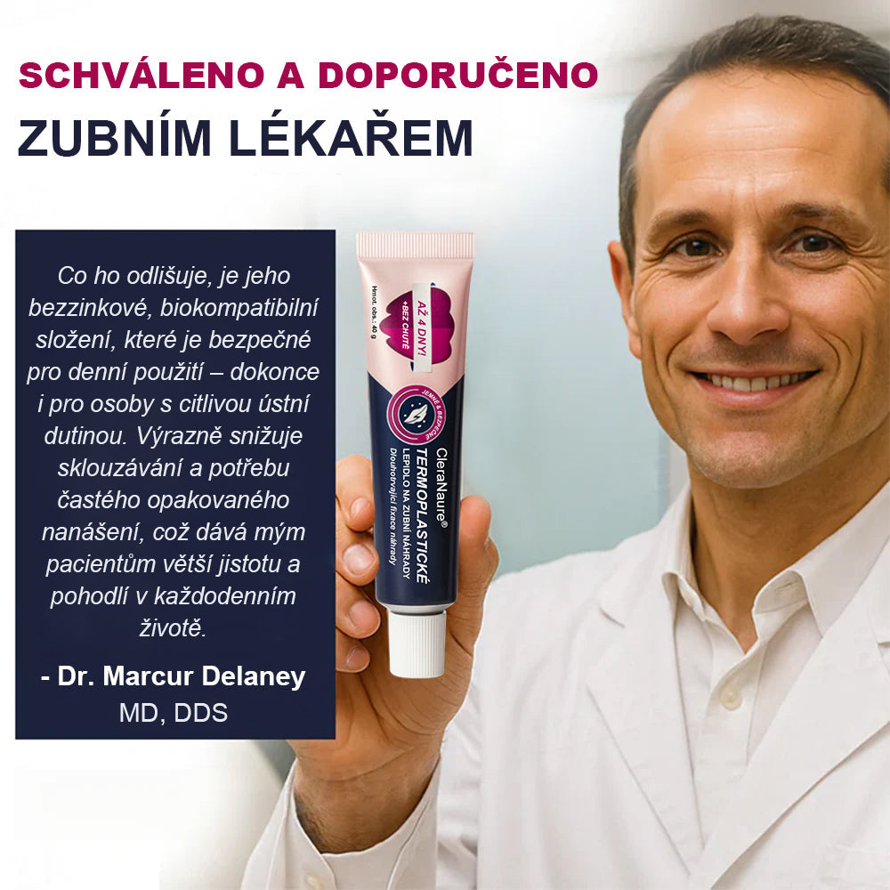 CleraNaure® Termoplastické Lepidlo na Zubní Náhrady