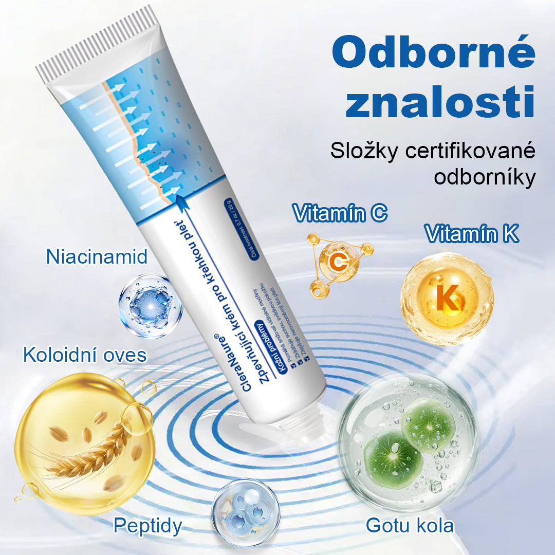 CleraNaure® – Regenerační krém pro oslabenou pleť 🛡️🌿 Multifunkční oprava proti modřinám, suchosti a skvrnám