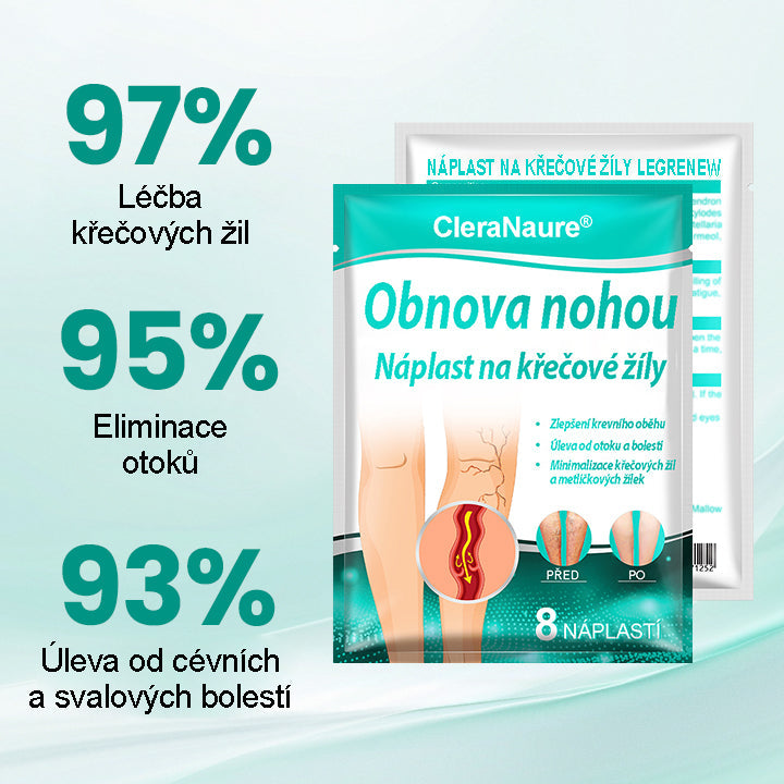 CleraNaure® LegRenew Náplast na Křečové Žíly